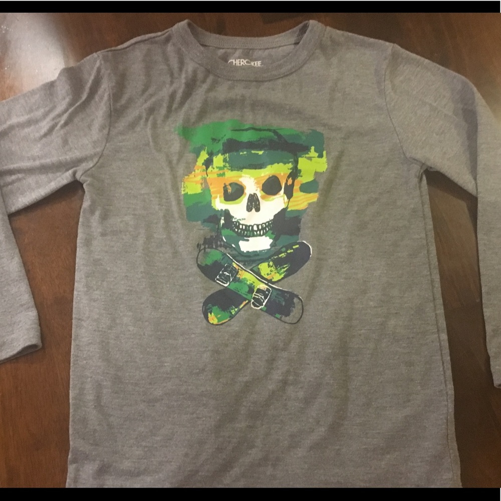 Long sleeve boys sleep shirt